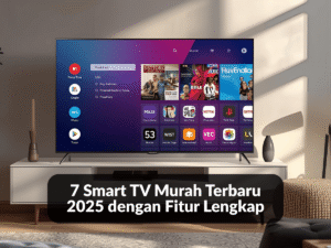 ilustrasi smart TV modern