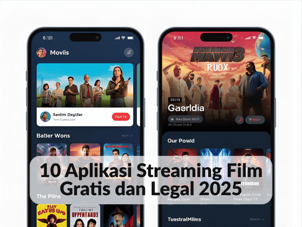 Aplikasi Streaming Film Gratis dan Legal 2025