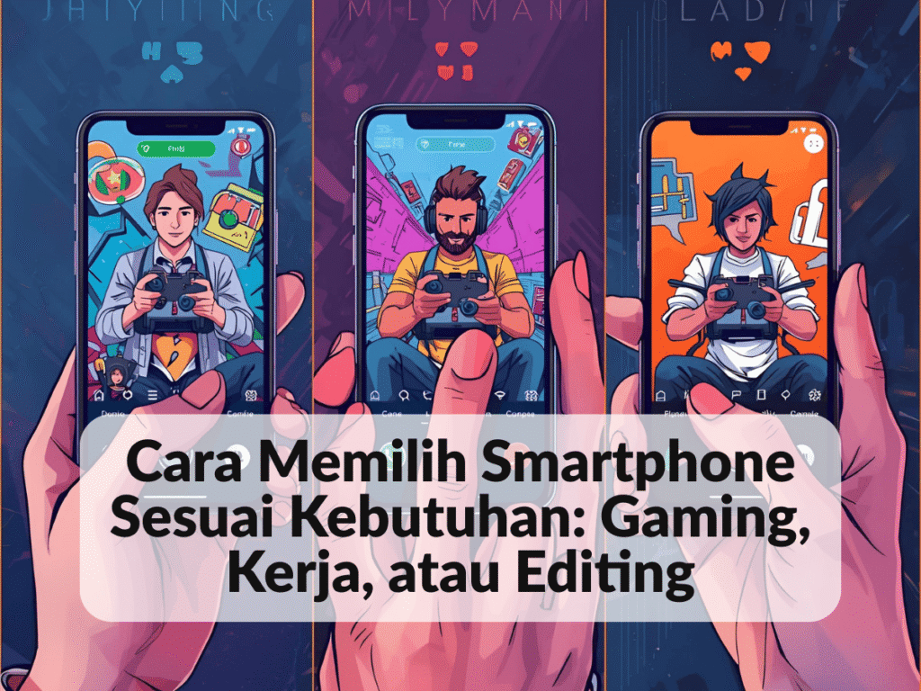 Memilih Smartphone Sesuai Kebutuhan Gaming, Kerja, atau Editing