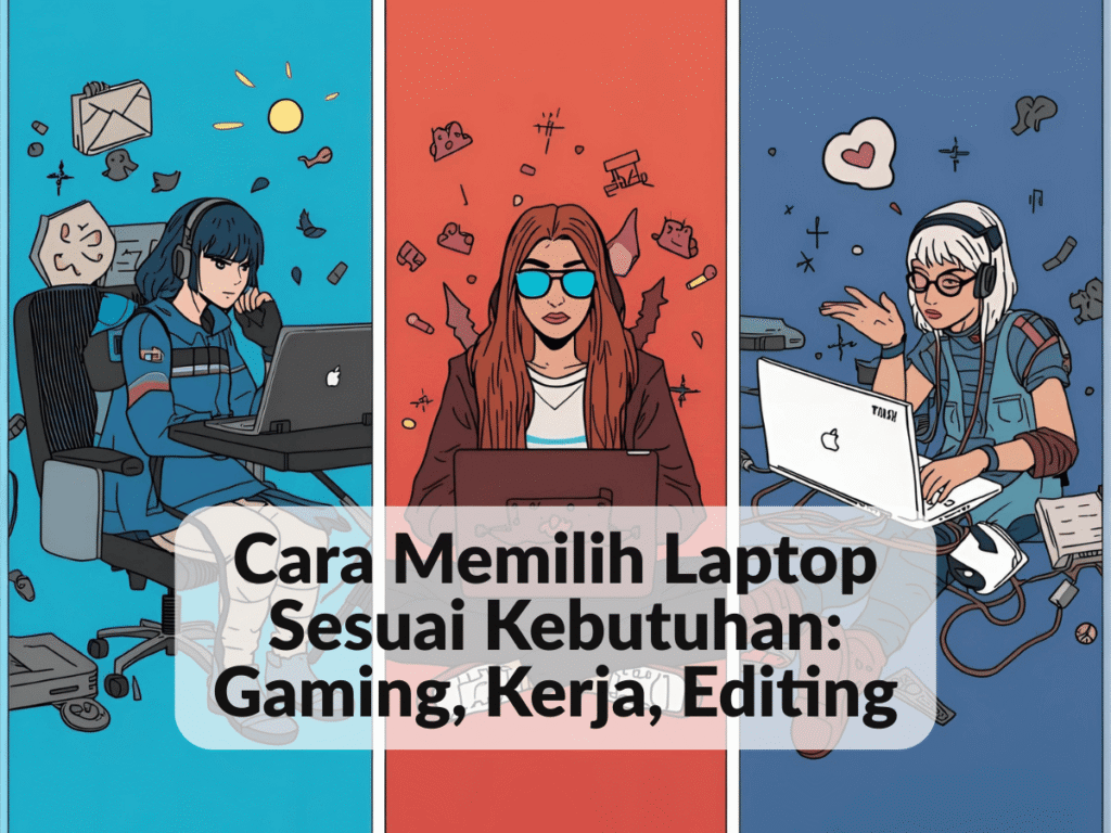 Memilih Laptop Sesuai Kebutuhan Gaming, Kerja, Editing