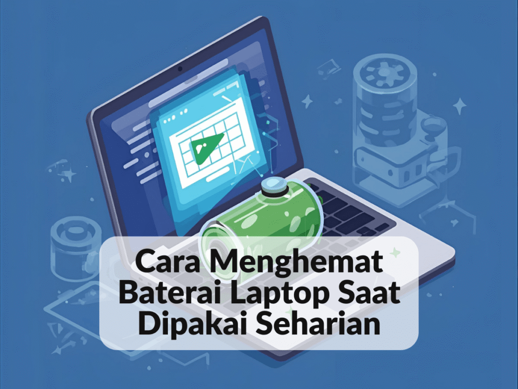 Menghemat Baterai Laptop Saat Dipakai